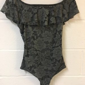 Green Lace Bodysuit